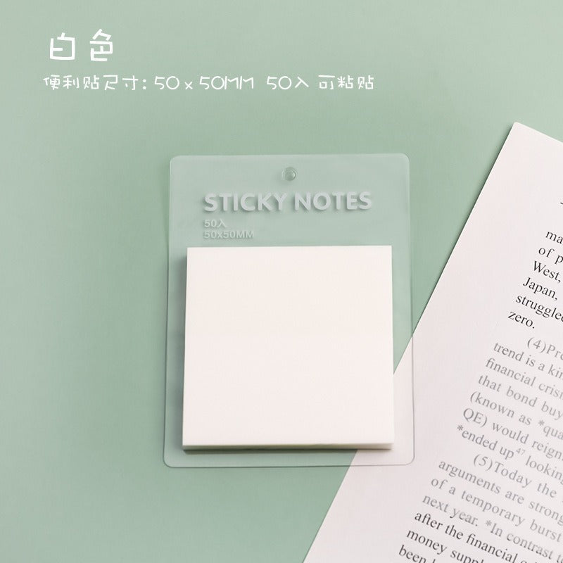 Square Transparent Sticky Notes – pinkpops.pk