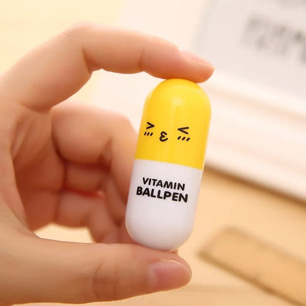 Cute Mini Vitamin Ballpen