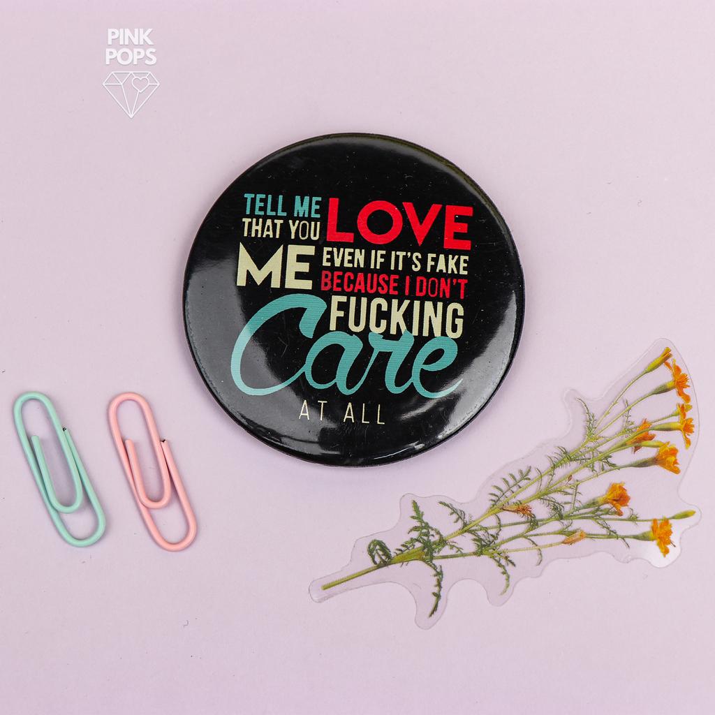 Love Quotes Acrylic Pins