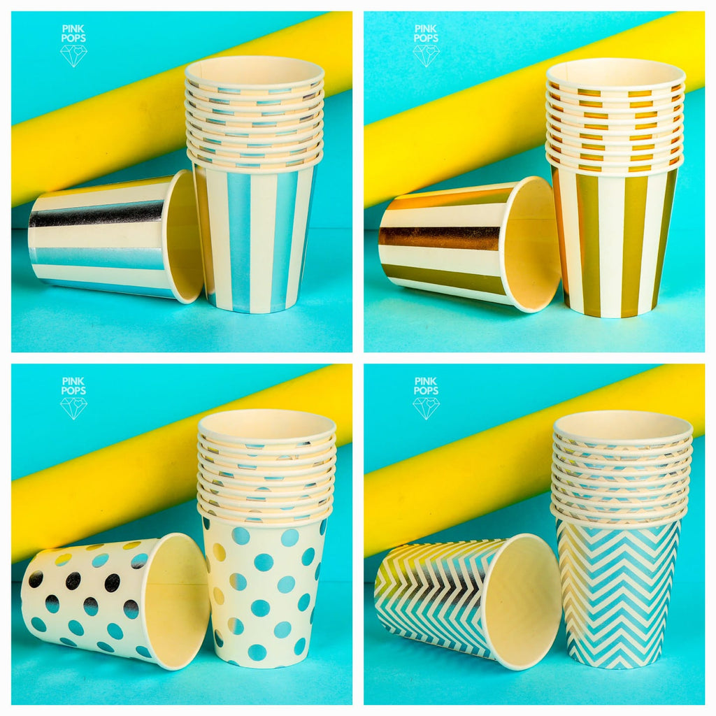 Lined Disposable Cups 10 in 1