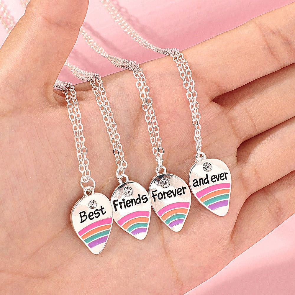 MXXGMYJ Best Friend Necklaces Gifts for 4 Bff Friendship Necklace Matching  Heart Necklace for Best Friends Birthday Christmas Gifts for Women Teen  Girls: Clothing, Shoes & Jewelry - Amazon.com
