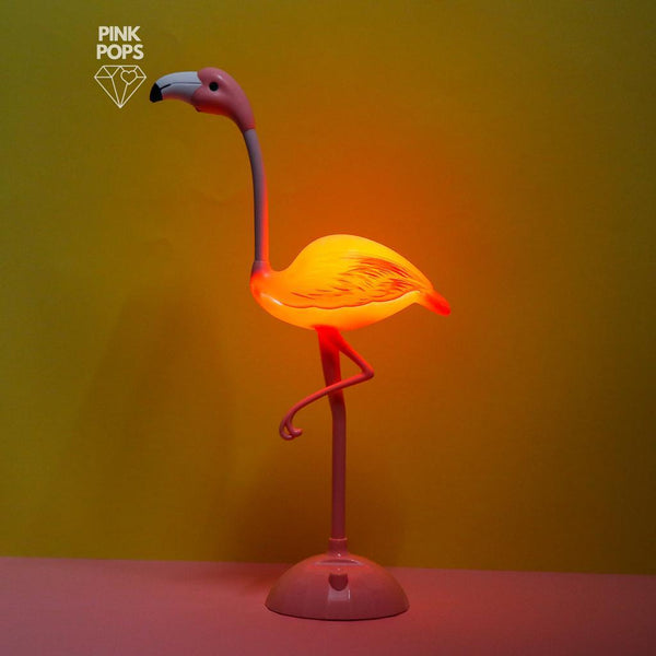 Cute Flamingo With Lighting
