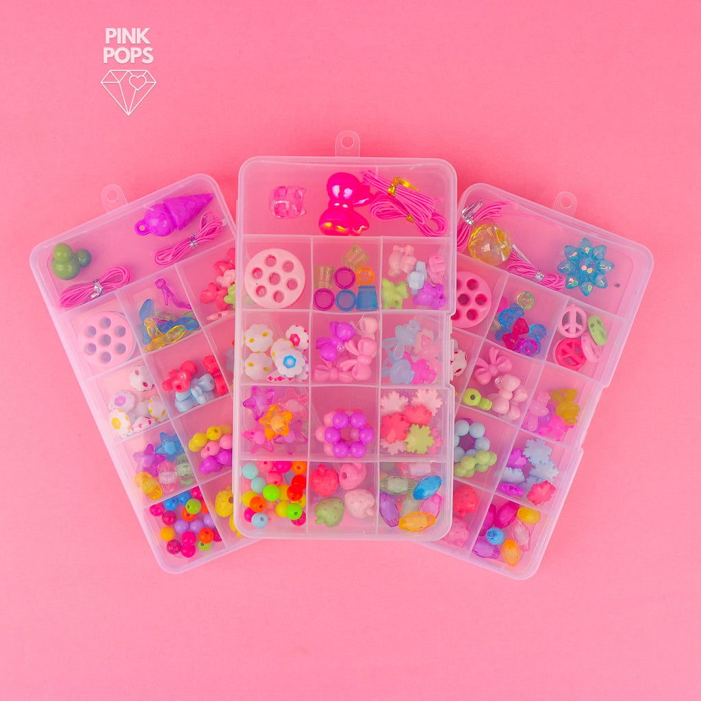 Barbie Paint Your Own Jewelry Box Kit - Heart-Shaped Vanity With 100+ Beads & Charms