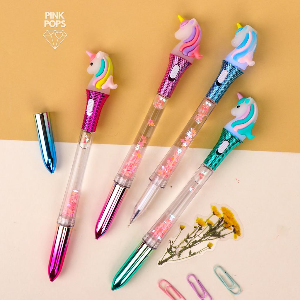 Lighted Unicorn Ballpoints