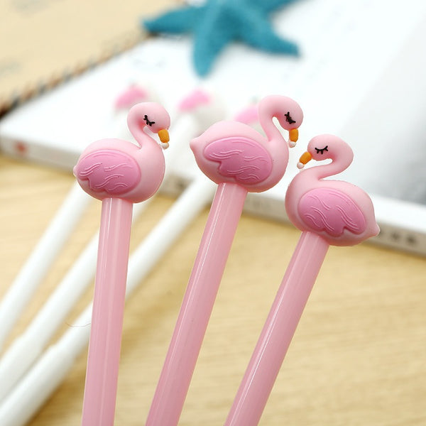 Adorable Flamingo Gel Pens