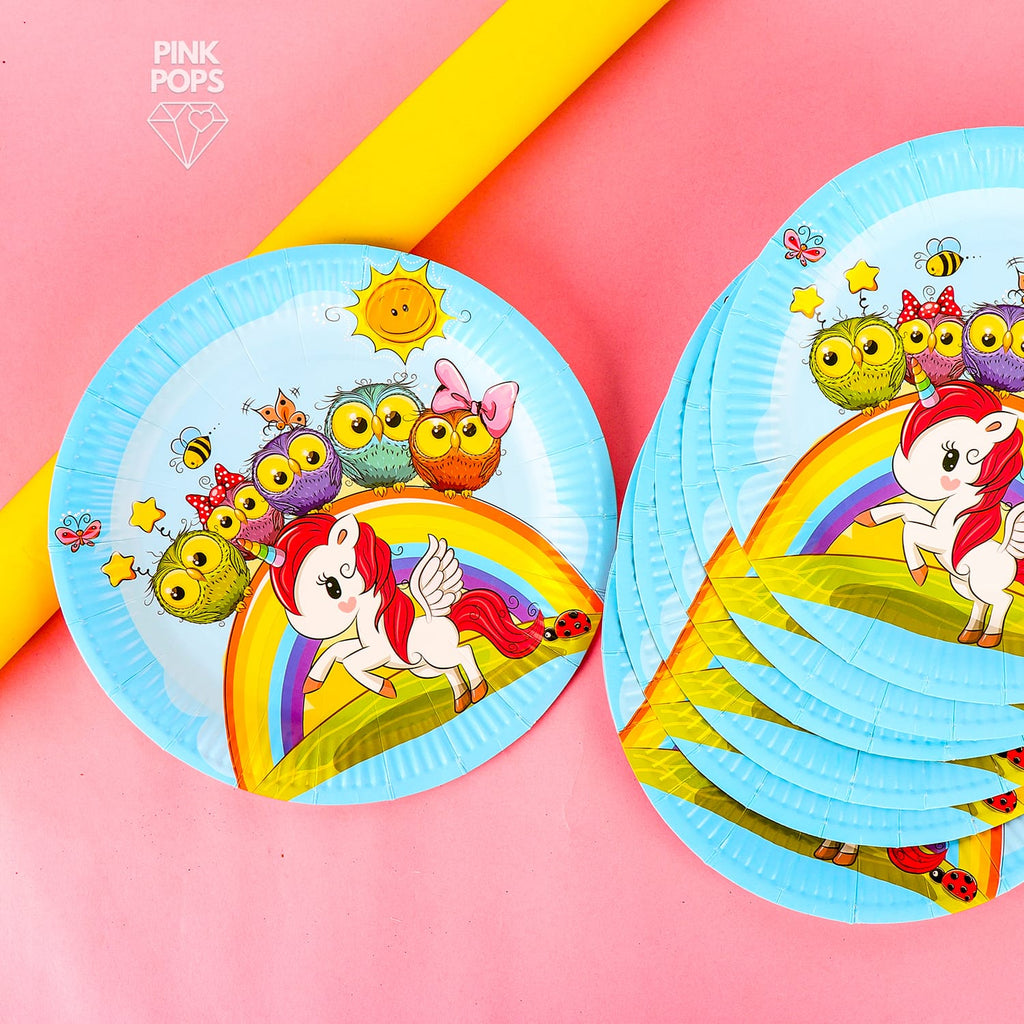 Unicorn Disposable Plates