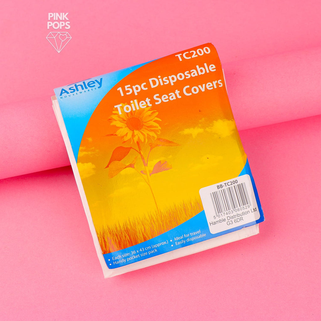 15 pc Disposable Toilet Seat Covers