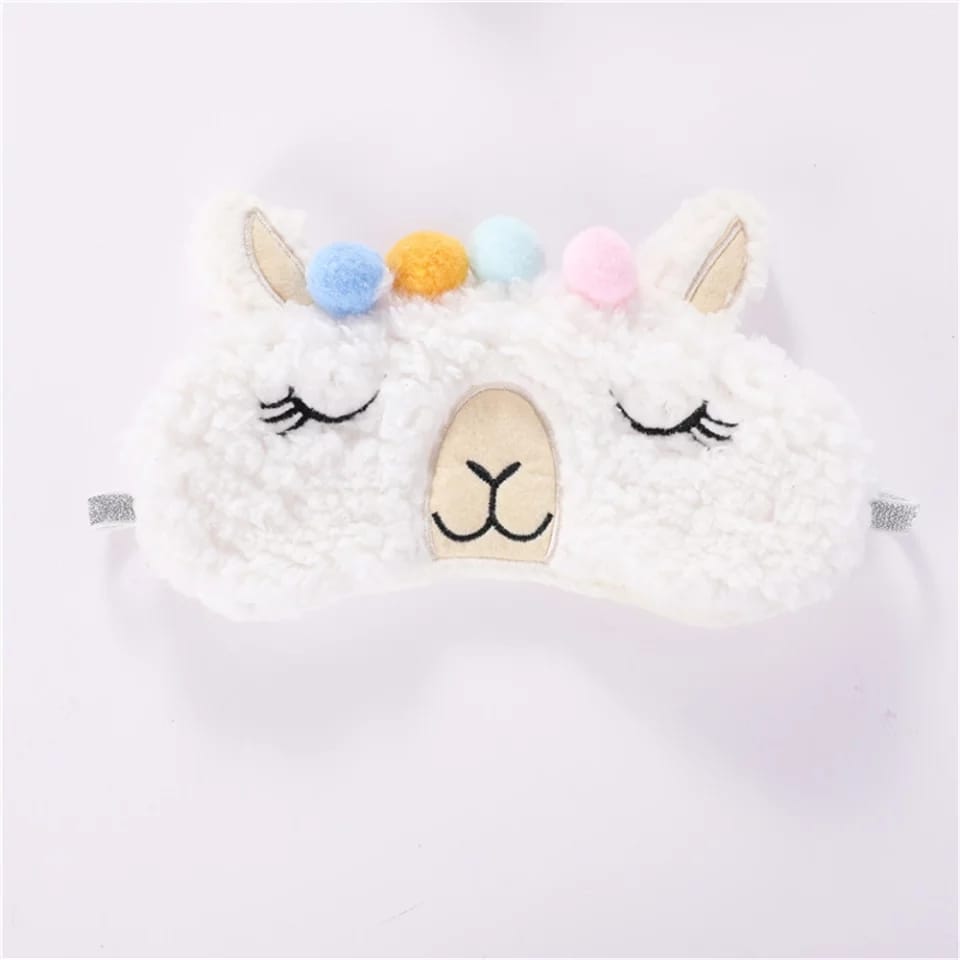 Alpaca Plush Eye Mask