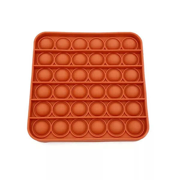 POP IT Orange Push Poppers Fidget Toy – Square