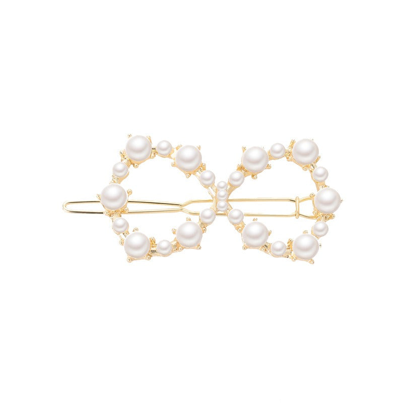 Premium Faux Pearl Hair Clip - Mask