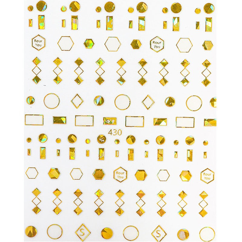 Nail Art Stickers - Design 42