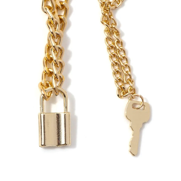 Cute Lock & Key Pendant https://pinkpops.pk/