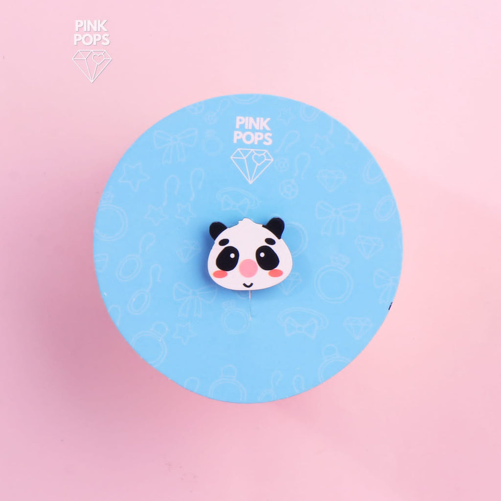 White Panda Enamel Pin