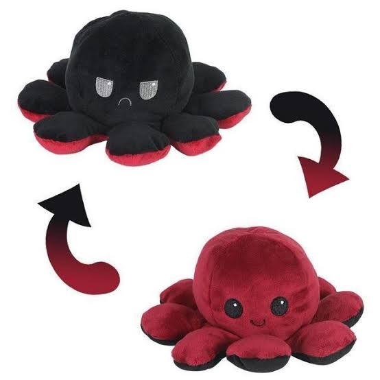 Cute Reversible Octopus Plushie Toy