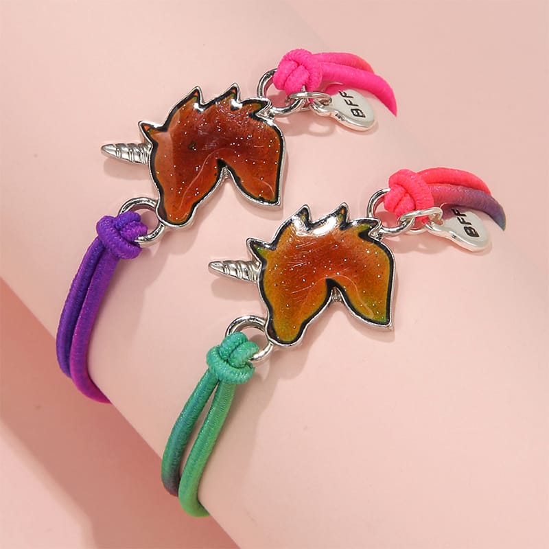 BFF Unicorn Colorful Bracelet Set