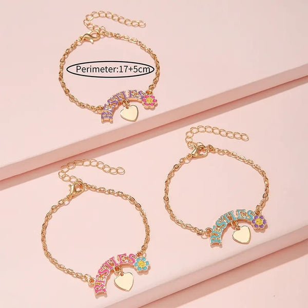 Besties Charming Bracelet Set of 3