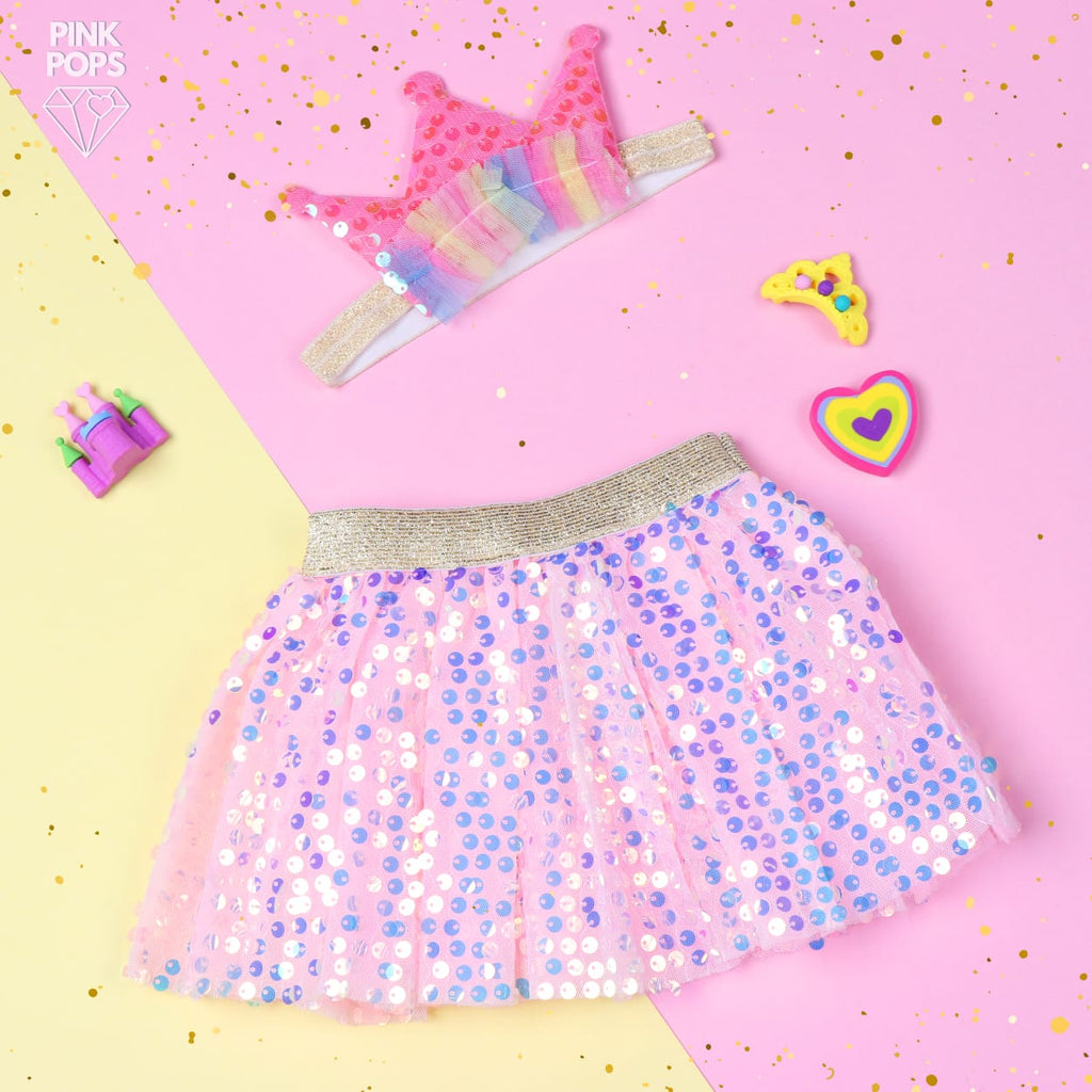 Crown and Skirt Attire - pinkpops.pk