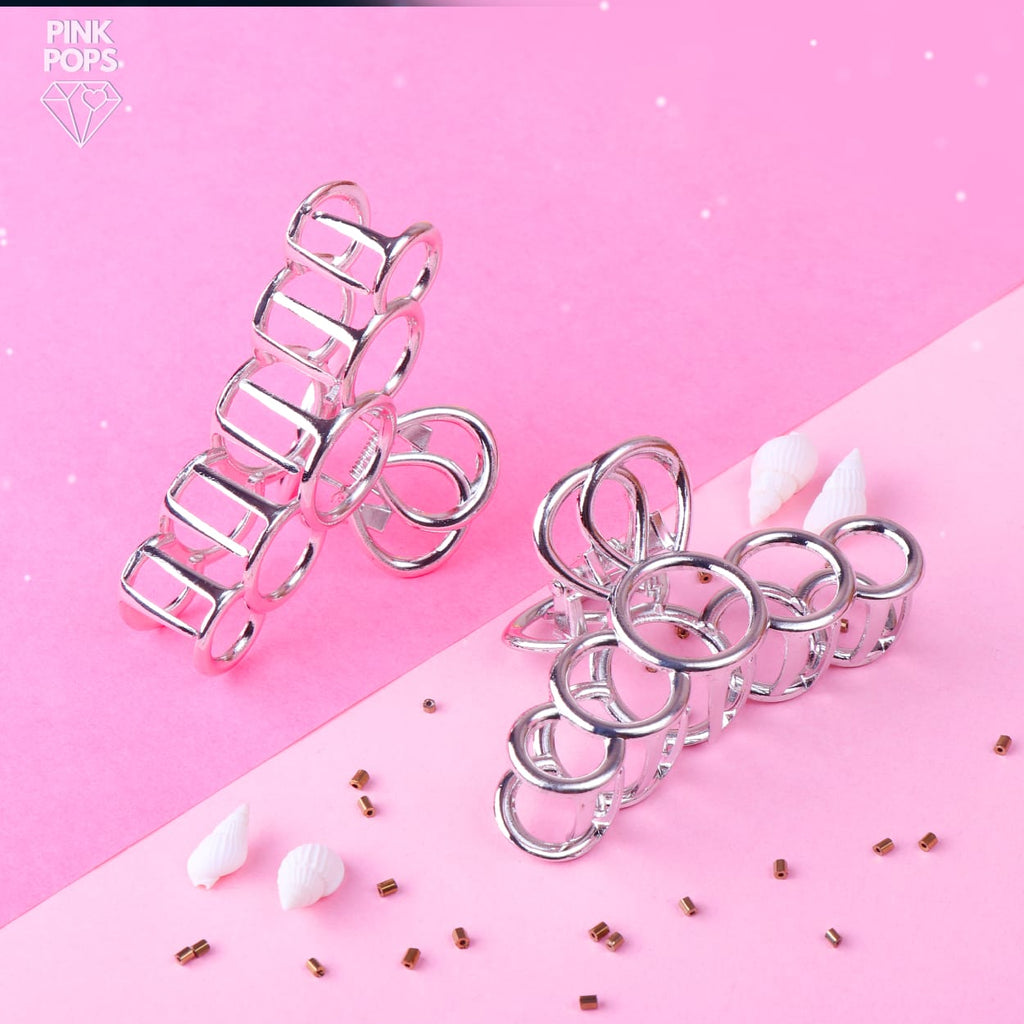 Metal Spiral Hair Claws - pinkpops.pk