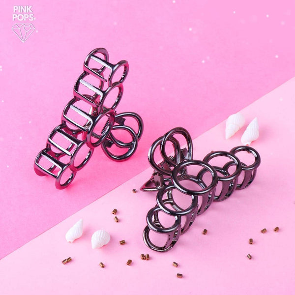 Metal Spiral Hair Claws - pinkpops.pk