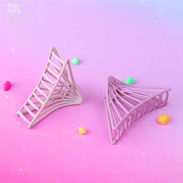 Metal pastel Prism hair Claws - pinkpops.pk