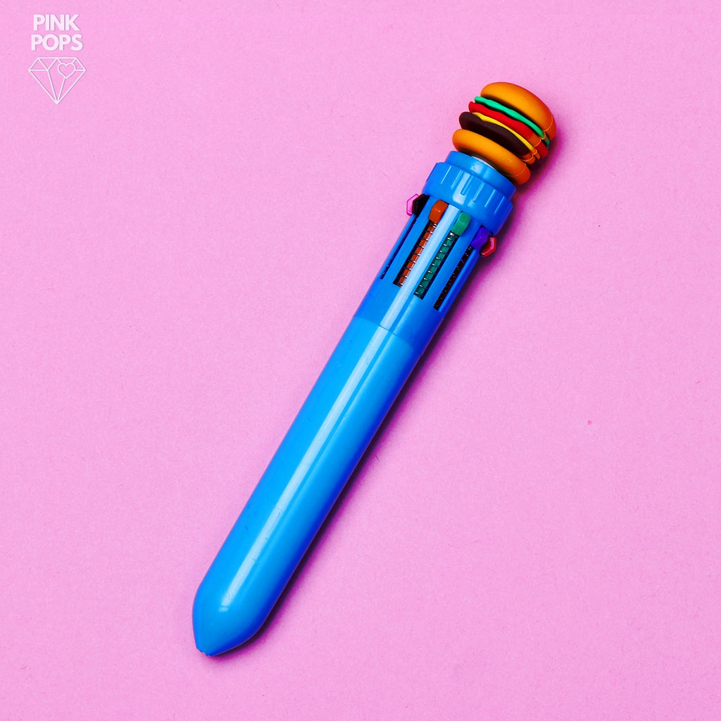 Blue Multi Colour Pen
