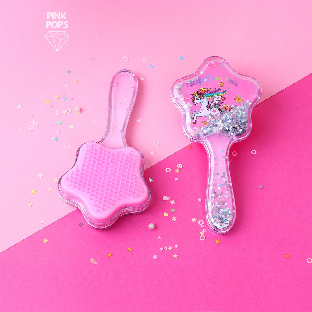 Confetti Star Unicorn & Mermaid Hair Brush