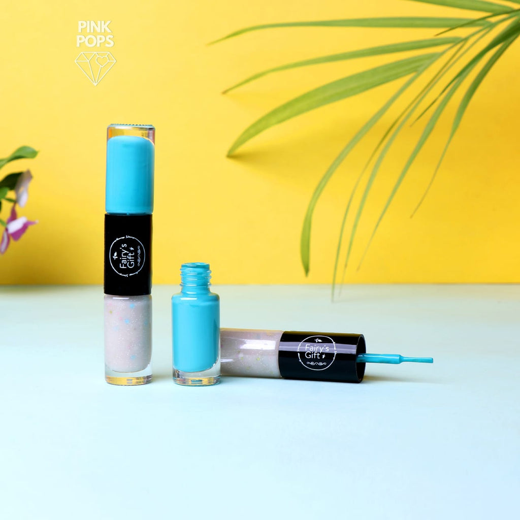 Shimmering Light Blue Stick Nail polish https://pinkpops.pk/
