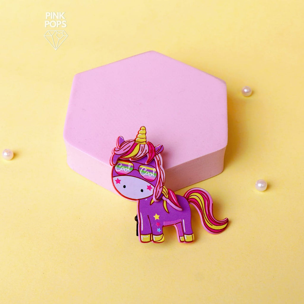 Party Unicorn Hair Clips