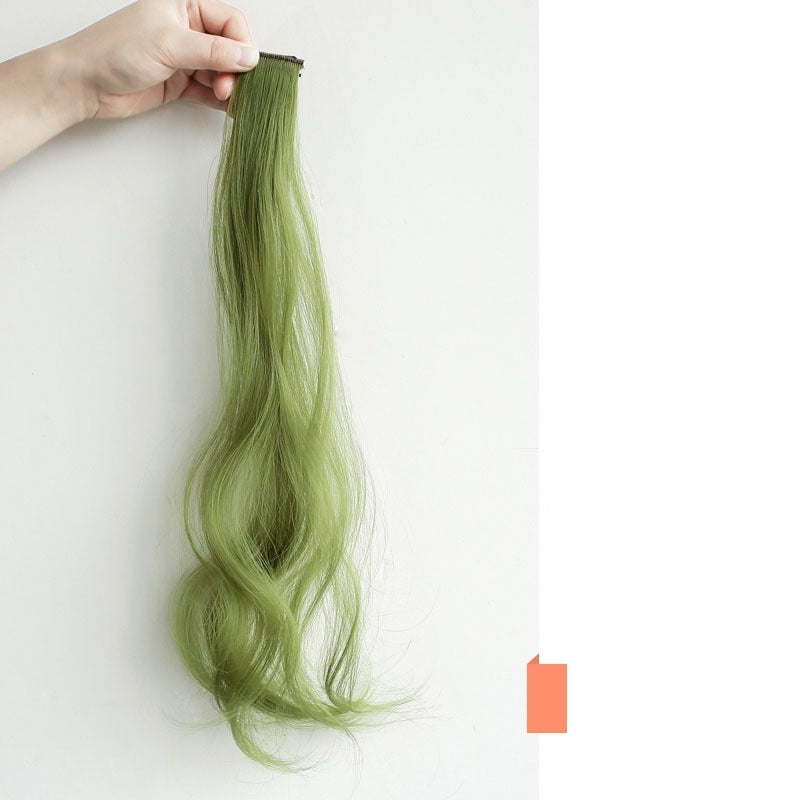 Nature Green Faux Hair
