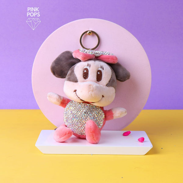 Alluring Stone Minnie Mouse Key Chain