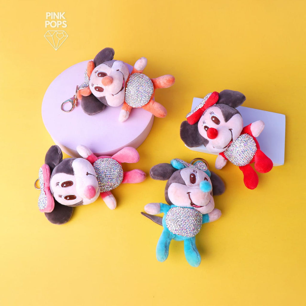 Alluring Stone Minnie Mouse Key Chain