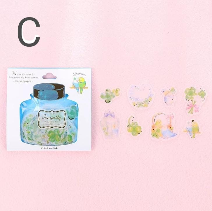 Jam Jelly Golden Foil Stickers