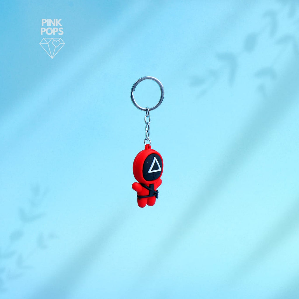 Masked Red Man Key Chain