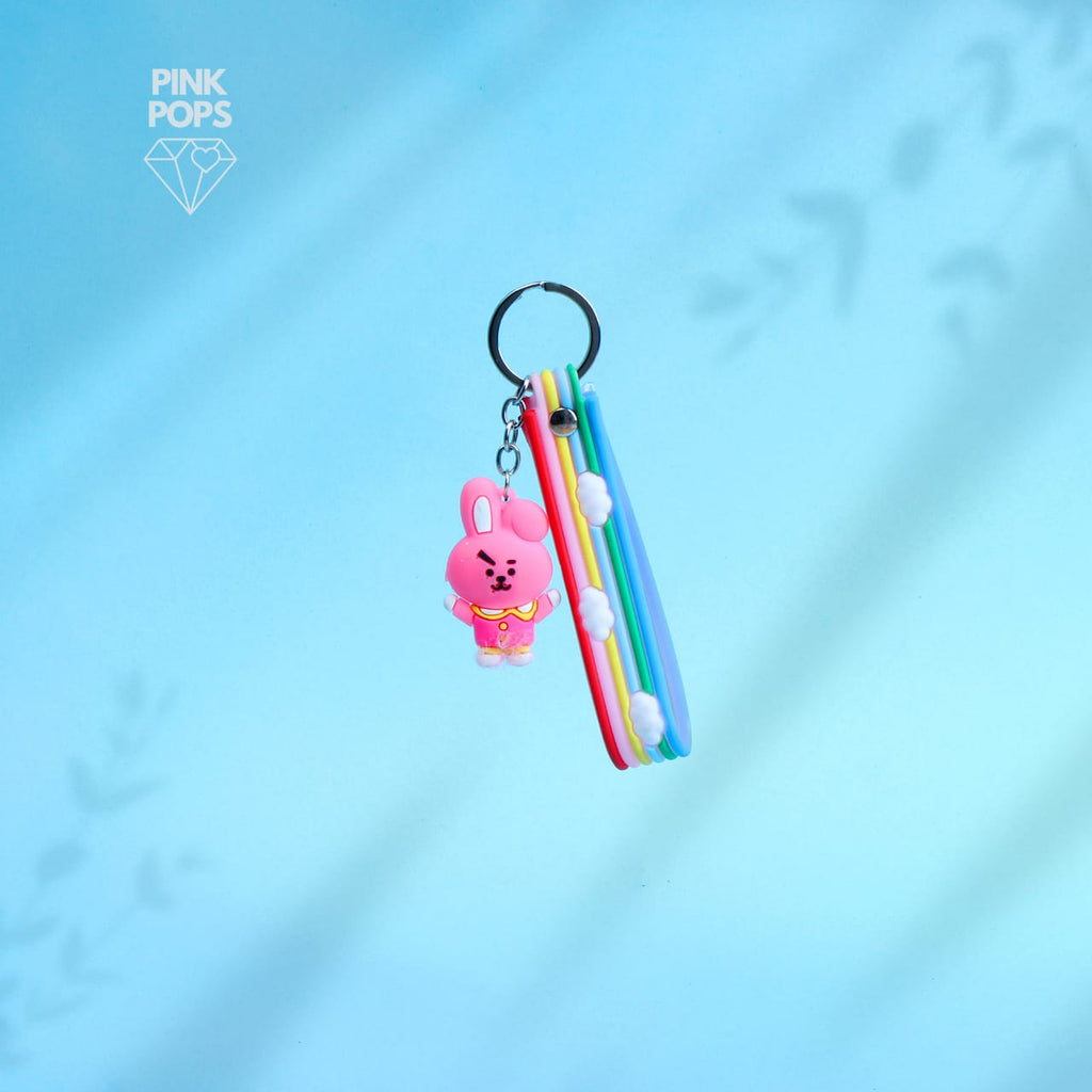 Cartoon Rainbow Character Key Chain