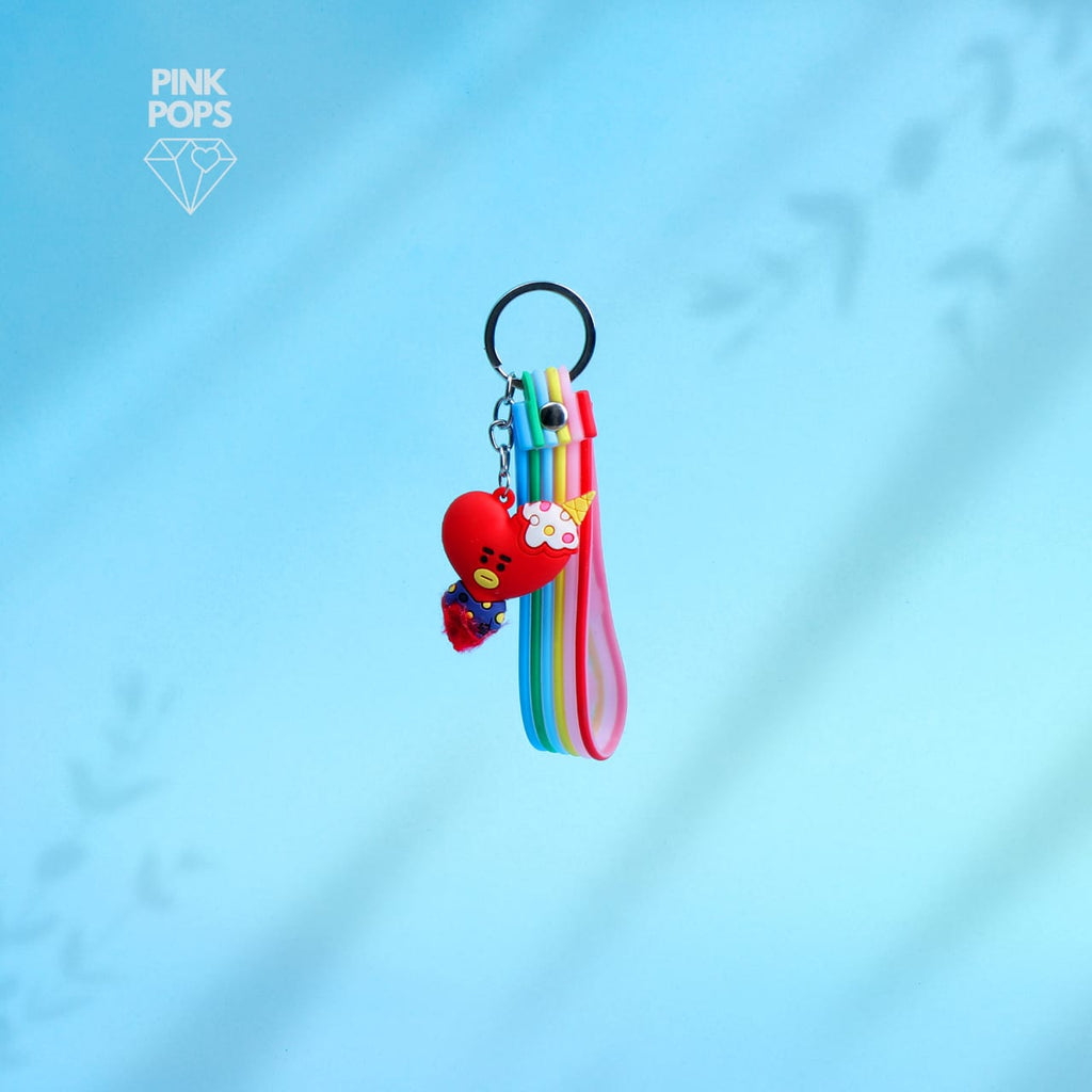 Cartoon Rainbow Character Key Chain