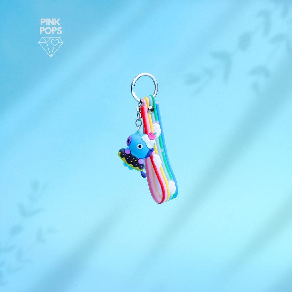 Cartoon Rainbow Character Key Chain