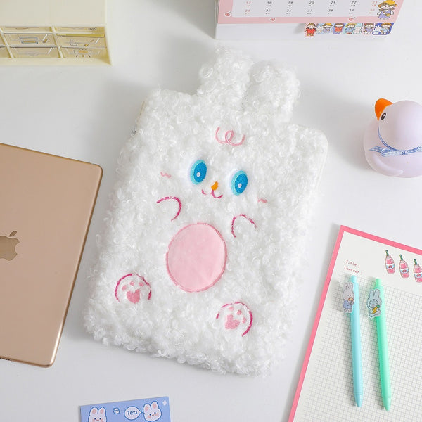 Cute Rabbit Plush Tablet Pouch