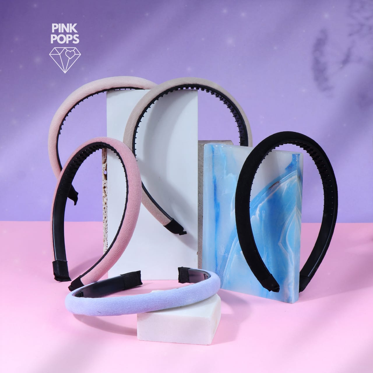Classic Pastel Headbands pinkpops.pk