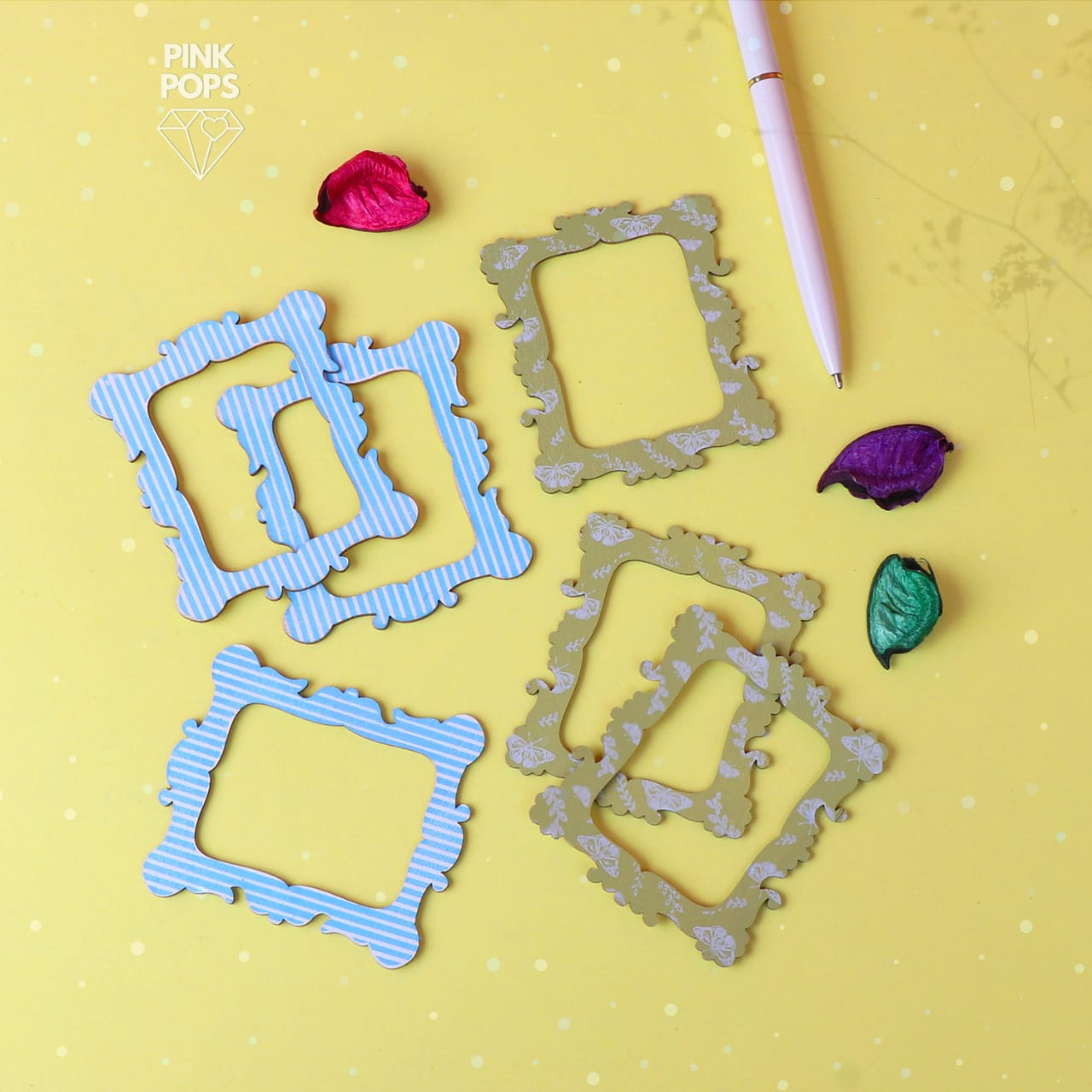 Alluring Mini Picture frames Set of 3 pinkpops.pk