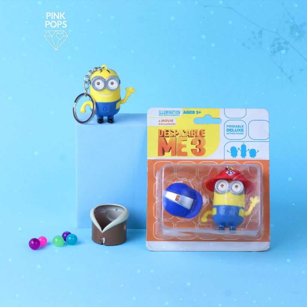 Cute Minion Hat Key Chains