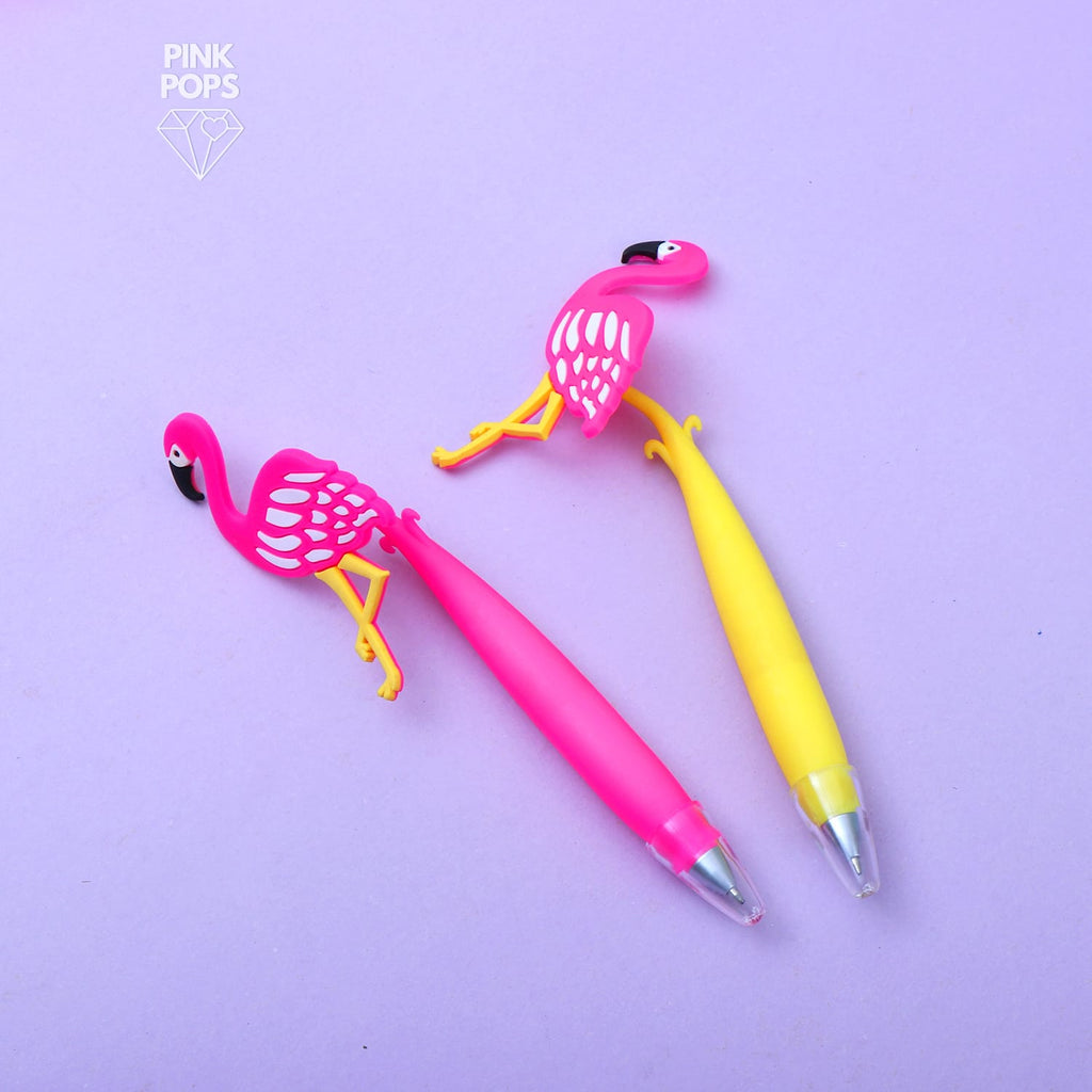 Pink & yellow Flamingo Ball Point