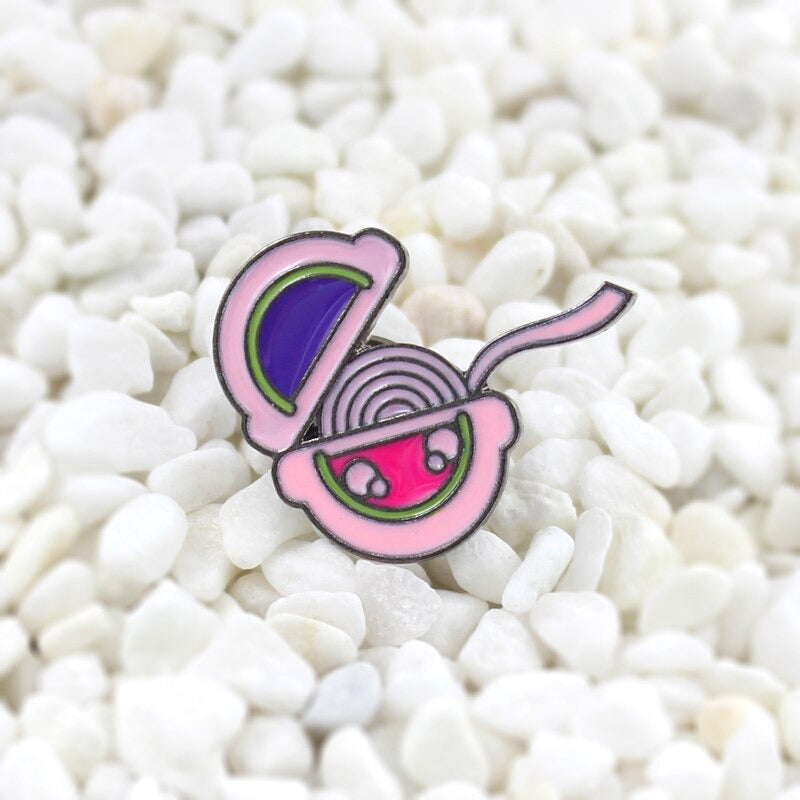 Round Bubble Gun Enamel Pin