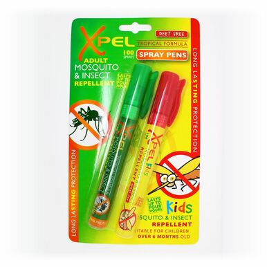 Xpel Adult Kids Mosquito Insect Repellent Pens Travel Set